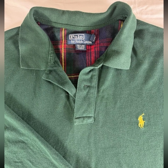 Polo Ralph Lauren single stitch long sleeve Polo Shirt Size XXL Cotton - Picture 5 of 8